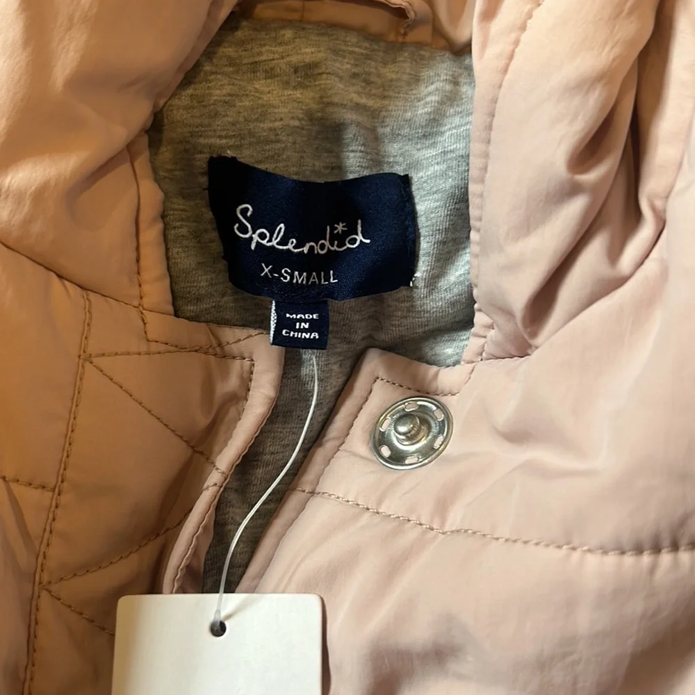 Splendid soft pink jacket coat NEW SIZE XS - Picture 2 of 7